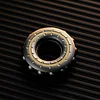 EDC Mechanical Buddhist Beads Ring Gyroscope PPB Portable Decompression Push Card