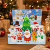 1Pcs Diamond Painting Christmas Theme Greeting Card Set with Envelopes