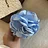 VIVF Three-dimensional Rose Flower Hair Claw Handmade Fabric Flowers Grab Hair Clip Sweet Shark Clip Hair Accessories for Women