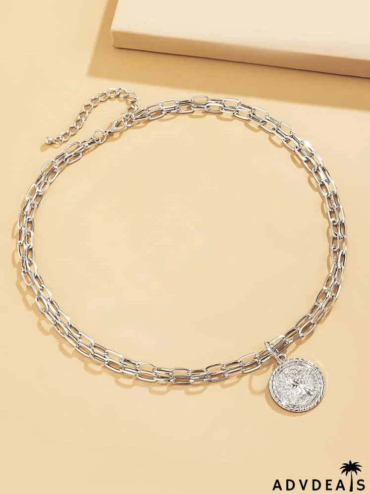 Coin Charm Necklace