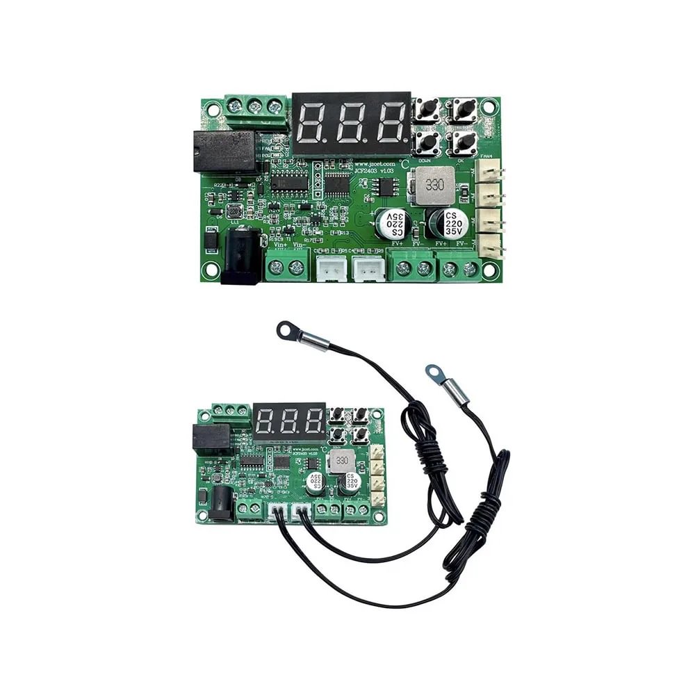 DC 12V 24V 3A FAN temperature control W digital TEMP display speed ...
