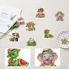 6Pcs Acrylic Special Shape Watermelon Diamond Painting Fridge Magnets