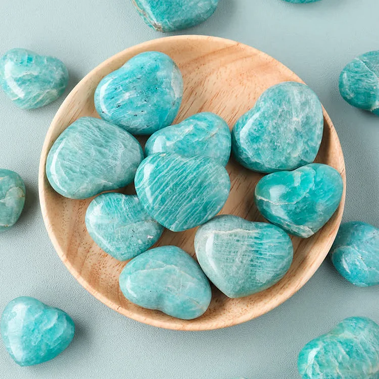 Natural Amazonite Sincerity Heart Healing Crystal