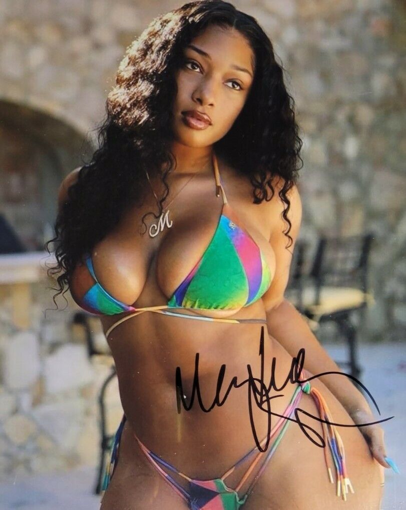 Megan Thee Stallion Authentic Autographed 8x10 Photo Poster painting w/ COA