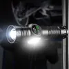 20W LED+COB High Power Flashlight Waterproof Zoomable Outdoor Bright Flashlight