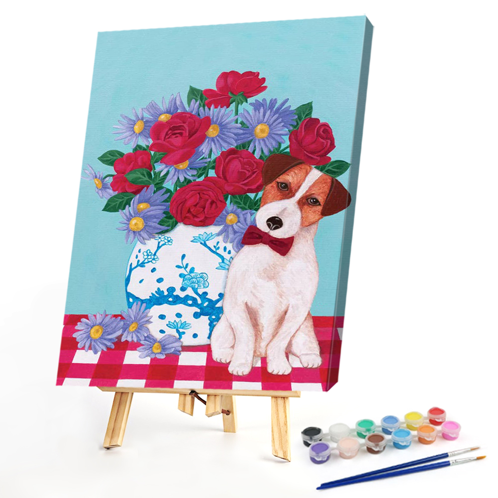 

40*50CM - Paint By Numbers - Dog, 501 Original
