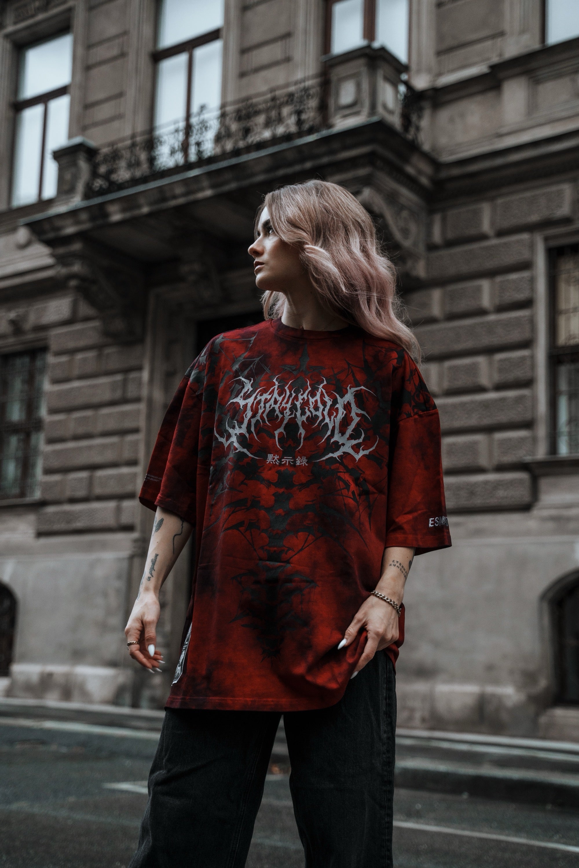 Nocturnal Lifelines - Heavy Oversized T-Shirt  / Rvogue / Rvogue