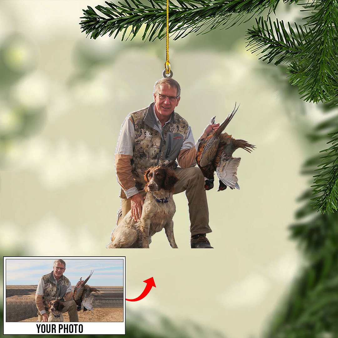 Duck Hunting Custom Photo Ornament