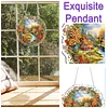 Diamond Painting Acrylic Country Stream Window Hanging Pendant for Home Decor