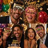 4pcs DIY Rhinestone Diamond Painting Glasses Frame No Lens (Birthday-1)