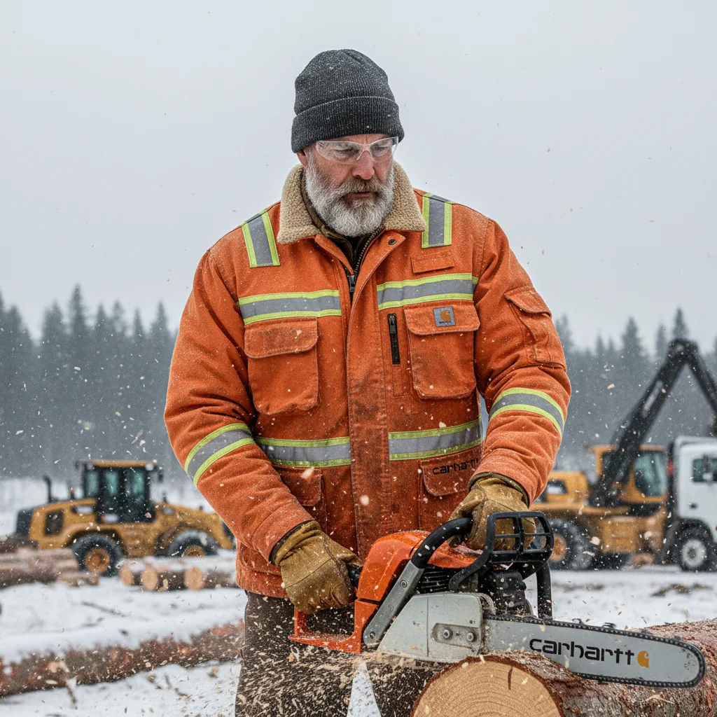 Men's Outdoor Thickened Fleece-lined Multifunctional Multi-pocket Work Jacket/Workwear