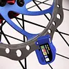 Bike Disc Brake Alarm 110dB Sound Anti Theft Wheel Disc Brake Lock Rustproof Waterproof Easy Operate for Motorbike Mountain Bikes Scooter (Blue)