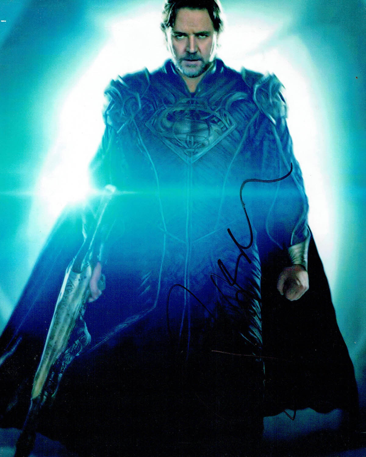 Russell CROWE SIGNED Autograph 10x8 Photo Poster painting AFTAL COA Man of Steel