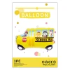 10PCS Public Transit Truck Car Plane Aluminum Film Balloons Kids Birthday Party Celebration Decors