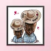 (Stamped/Counted) Mother And Daughter-14CT Cross Stitch 42*47cm/16.54*18.5in(Brand)