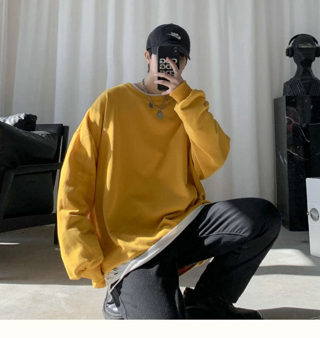 Brownm Boy Basic Oversized Sweatshirt