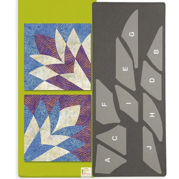 Patchwork Template Set Cleopatra's Fan Patchwork Template Set