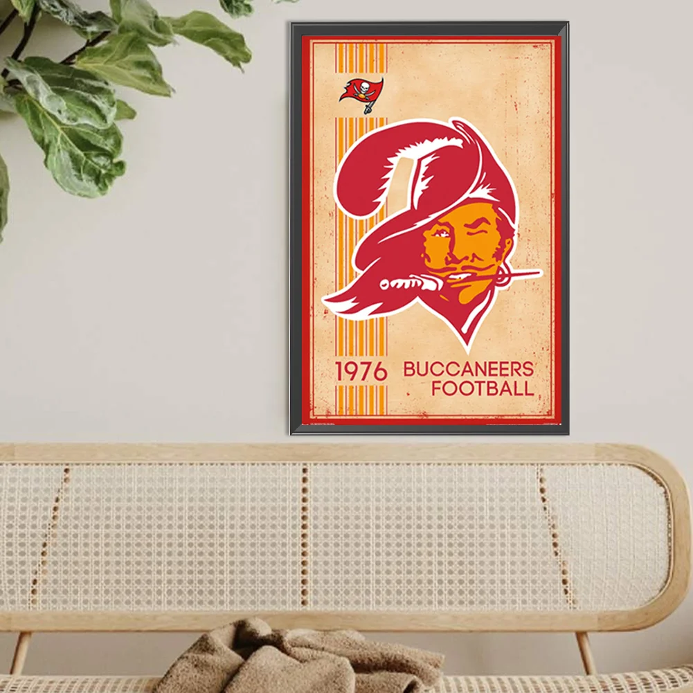 Diamond Painting - Full Round Drill - Tampa Bay Buccaneers(Canvas|30*45cm)
