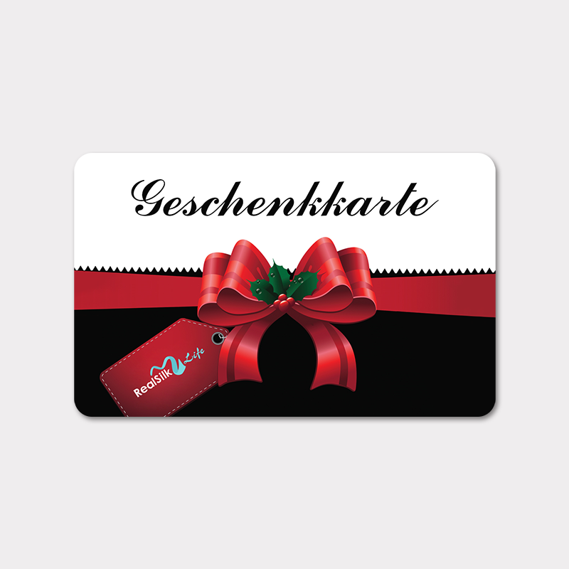 Geschenkkarte - E-Mail-Versand- DE-RealSilkLife