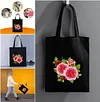 Diamond Painting-DIY Handbag Canvas Flower Storage Bag