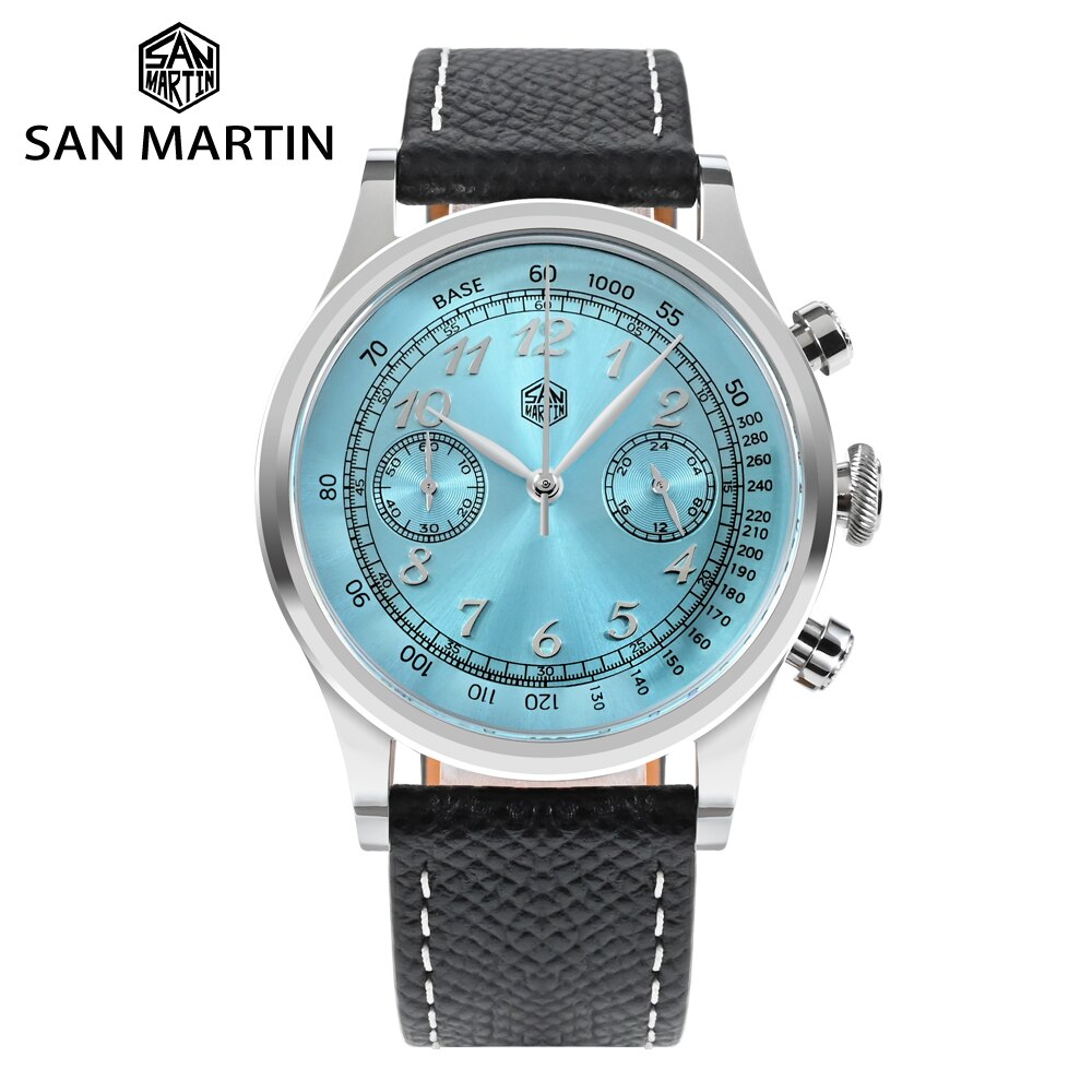 San Martin Men's 38mm Quartz Chronograph Watch SN0101 from the official product page