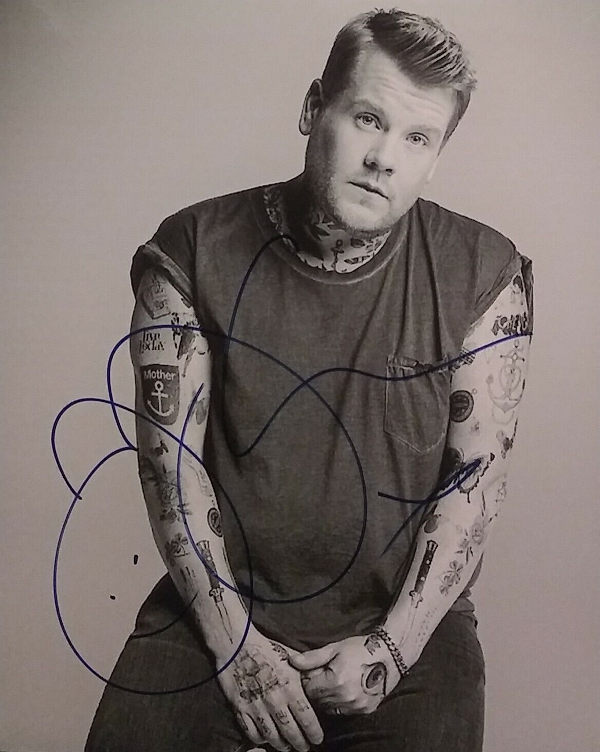 James Corden signed 8 x 10