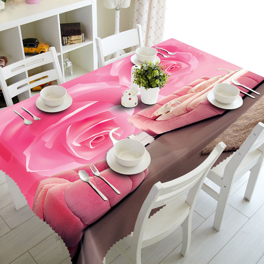 

Pea Blossom - 3D Tablecloth, 140*180cm, 501 Original