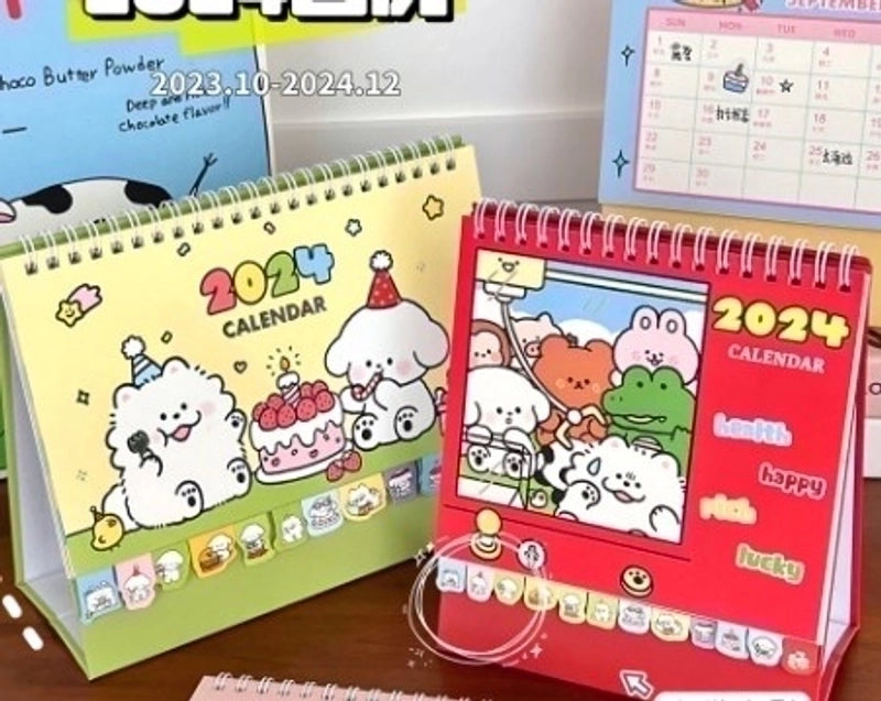 1 Piece Cartoon School Paper Cartoon Style Calendar