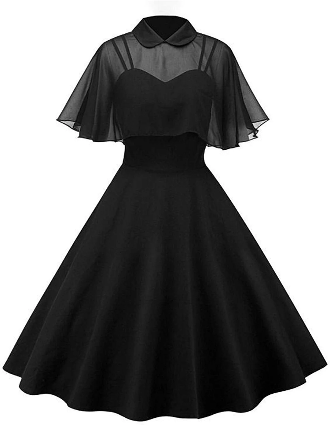 Women's 1950s Cloak Two-Piece Cocktail Dress