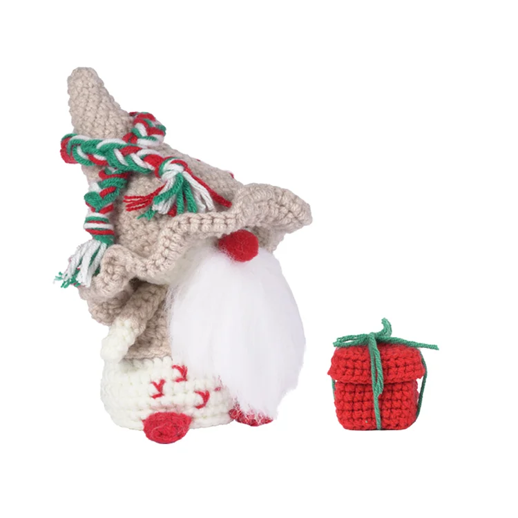 YarnSet - Christmas Crochet Kit For Beginners - Christmas Gnome