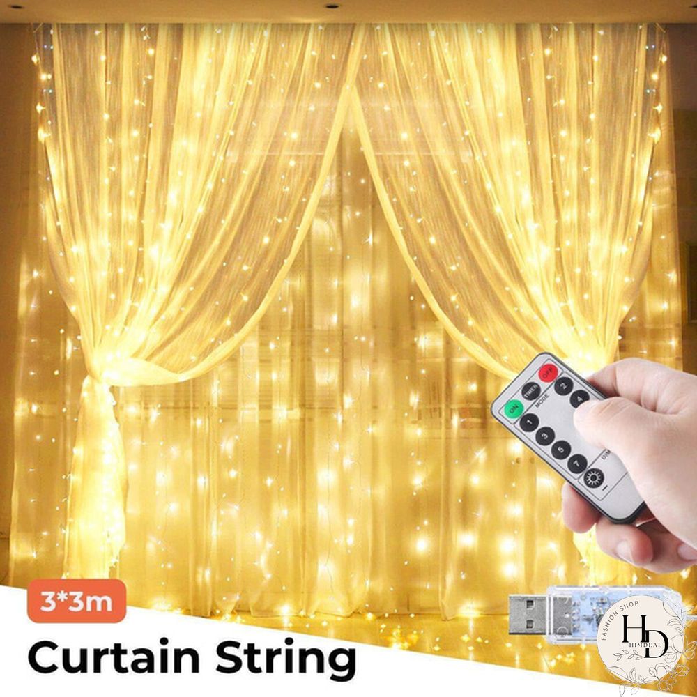 Upgrade Fairy Light Strings Christmas Wedding Party Decor Curtain String Light
