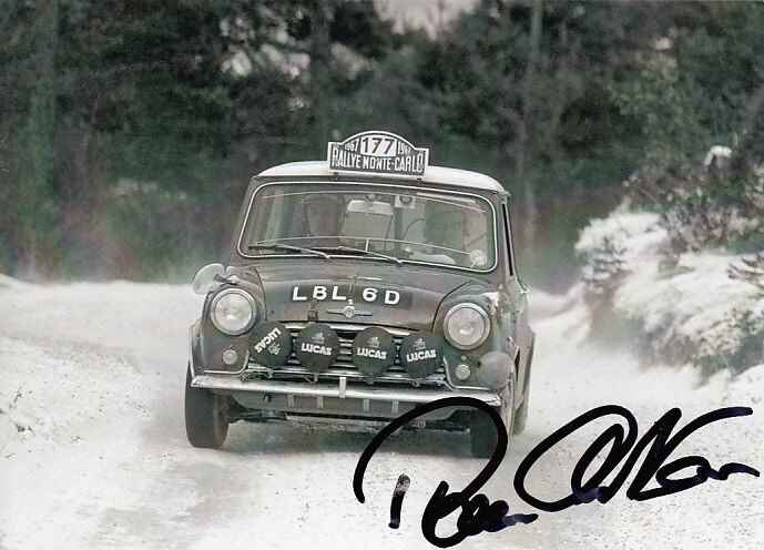 Rauno Aaltonen Hand Signed Mini Cooper Photo Poster painting 7x5 2.