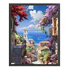 Sea View House-11CT Stamped Cross Stitch 40*50cm/15.75*19.69in