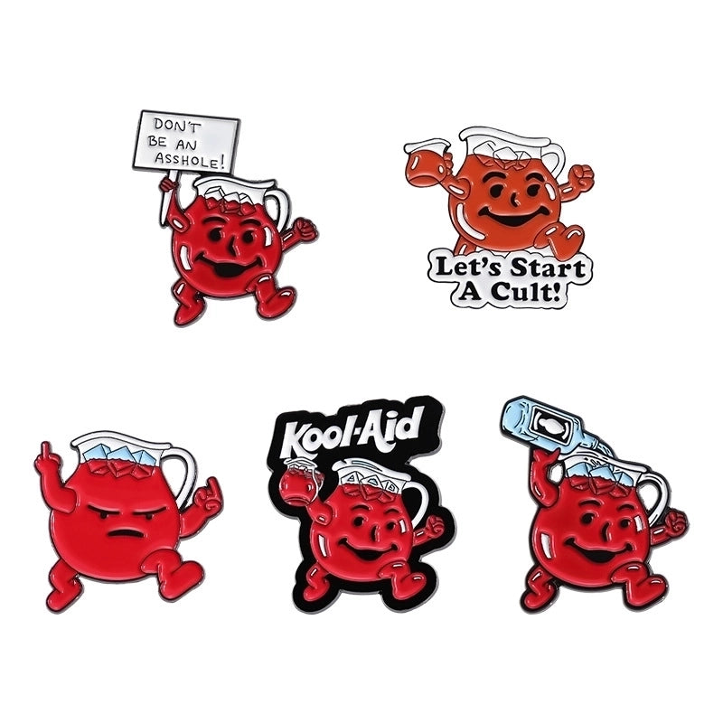 Cartoon Style Cowboy Style Letter Cup Alloy Stamping Stoving Varnish Women’s Brooches