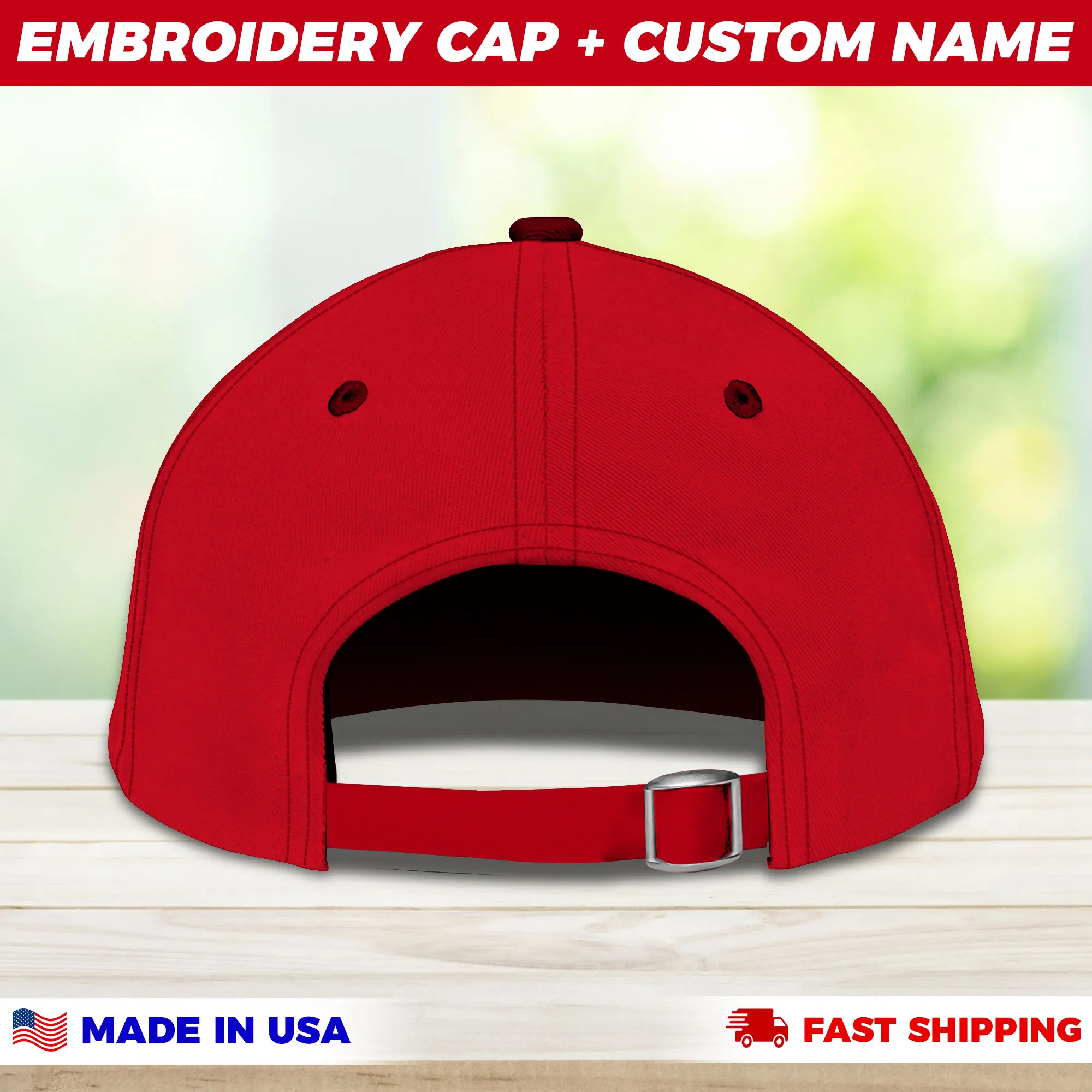 Chef Cap Custom Cook Chef Classic Embroidery Red Cap