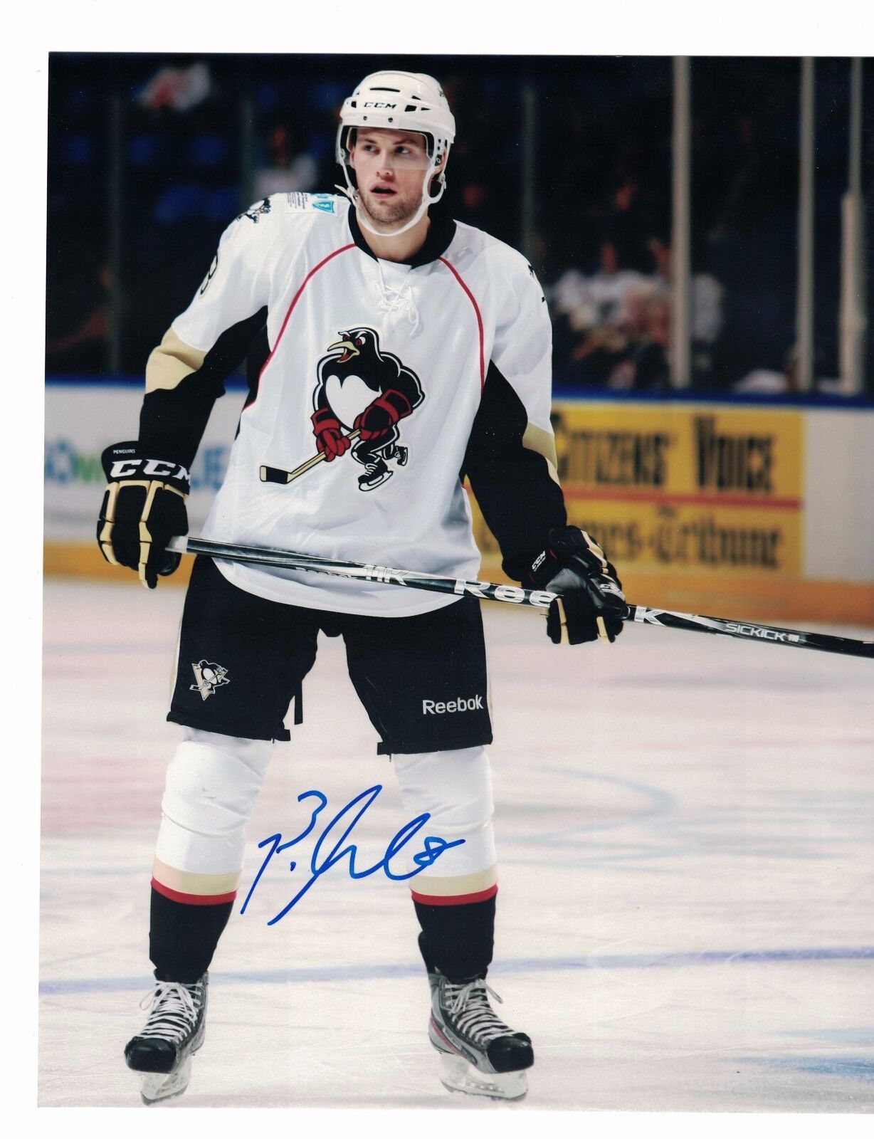 Brian Dumoulin Scranton Wilkes Barre Penguins Signed 8 x 10