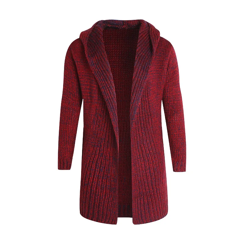 Men's Long Cardigan Sweater Coat
