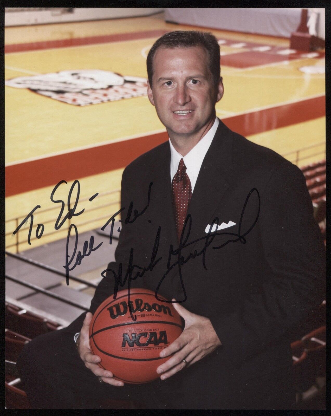 Mark Gottfried Signed 8x10 Photo Poster painting College NCAA Basketball Coach Autographed