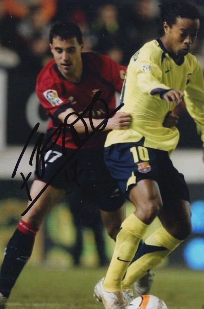 JAVIER FLANO HAND SIGNED 6X4 Photo Poster painting FOOTBALL AUTOGRAPH