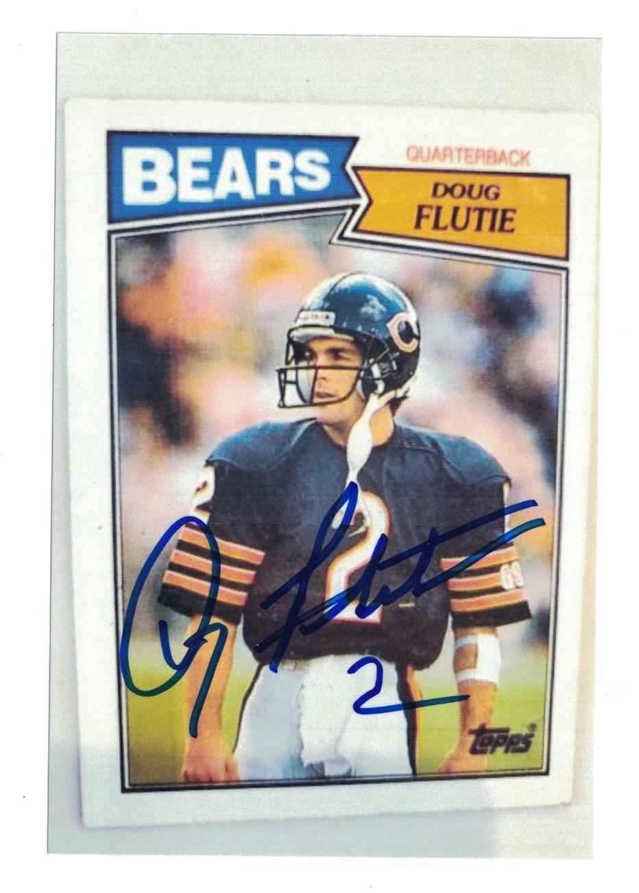 Doug Flutie Signed Autographed 4x6 Photo Poster painting Boston College Chicago Bears