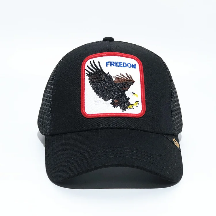2023 Black Leopard BisonBaseball Cap Animal Exquisite Embroidery Anime Cute Embroidery 63 Animals Summer Mesh Sunshade hats