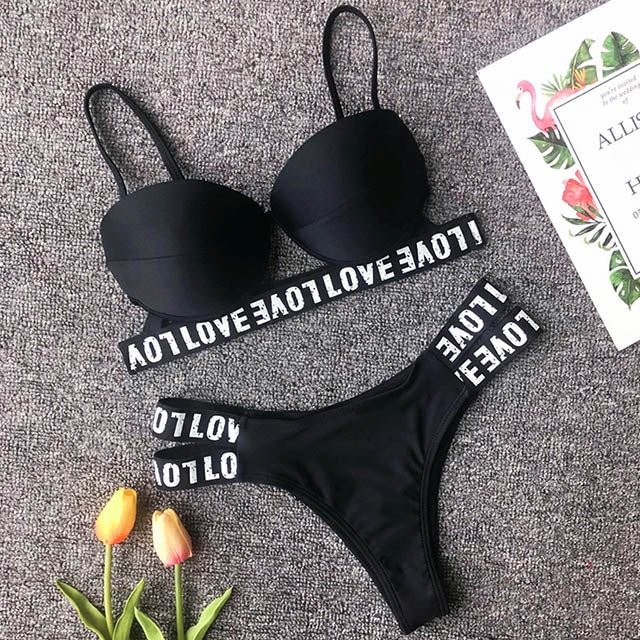 New Zebra Print Push Up Bikini 2021 Swimsuit Female Swimwear Women Two-pieces Bikini set With Bra Cup Bather Bathing Suit Swim