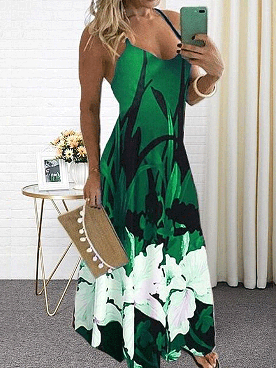 Print Camisole Dress