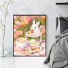 Strawberry Bunny - 11CT Stamped Cross Stitch - 40*50cm - Animal