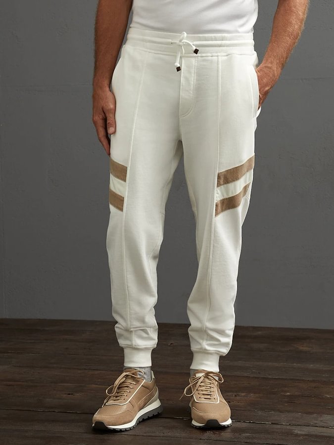 Men's Comfort Cotton Fitted Trousers