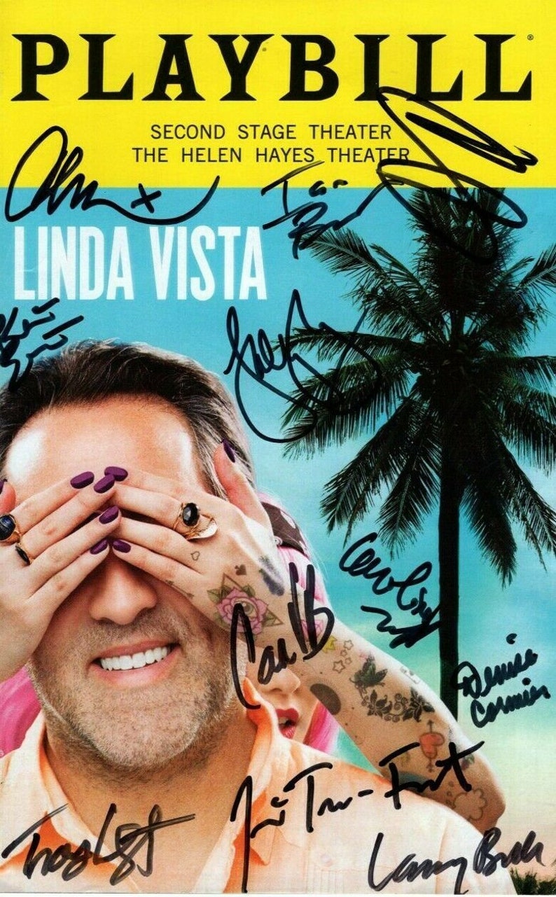 Linda vista signed autographed cast playbill