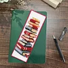 Stack of Books-11CT Stamped Cross Stitch Bookmark 18*6cm(Double Sided)