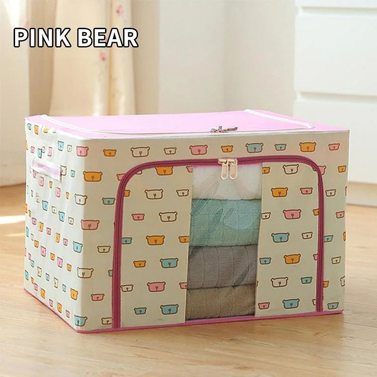 Oxford Cloth Steel Frame Storage Box( 🎁HOT SALE-50% OFF & BUY 4 Free Shipping)