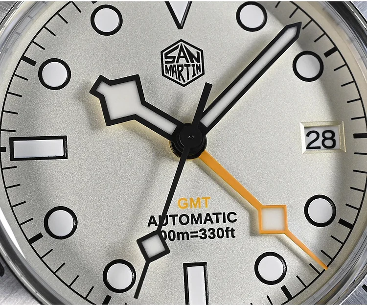 San Martin Calendar BB GMT Vintage Watch SN0054-G2