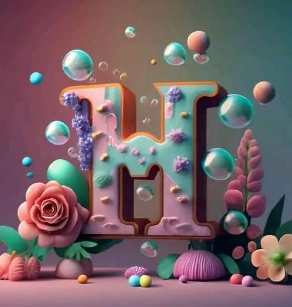 Diamond Painting - Full Round Drill - Unicorn Alphabet(Canvas|30*30cm)